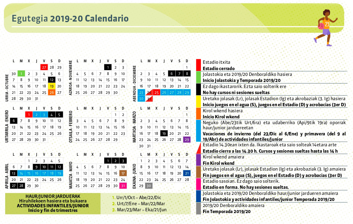 Calendario Teg Vitoria